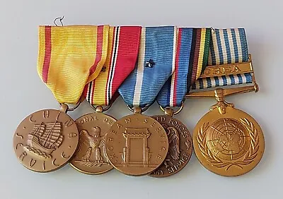 Us Army 5 Medal Group Ww2 China Korea Expeditionary Service National Defense Un • $149