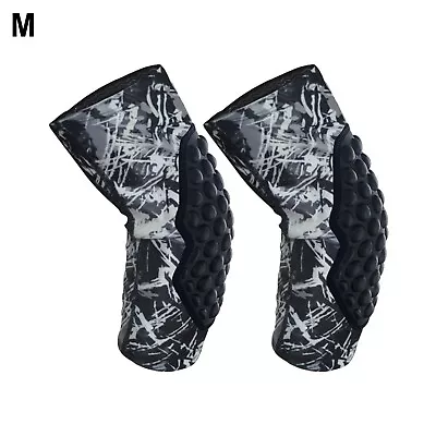 Workout Knee Knee Pads Wrestling Basketball Polyester Shock Absorption • $37.31