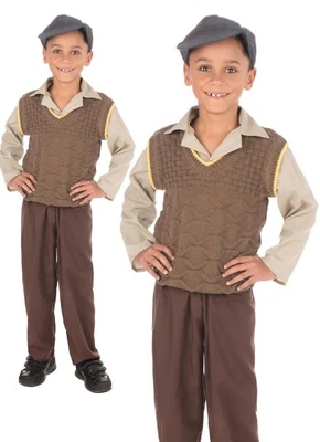 £12.99 • Buy Victorian School Boy Kids Historial World Book Day Fancy Dress Costume