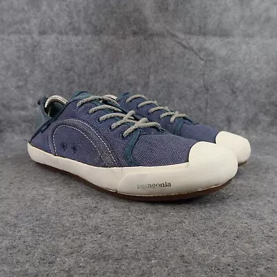 Patagonia Shoes Mens 9 Sneakers Lifestyle Active Casual Patrol Blue Hemp Lace Up • $59.97