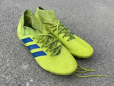 Adidas Nemeziz 18.1 FG Yellow Soccer Cleats Size 10 Men • $35