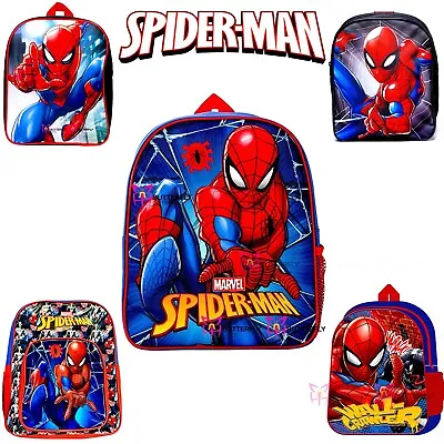 Kids Children Premium Quality School Bag Backpack Spiderman Rucksack Deluxe Bag • £7.99