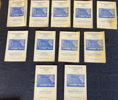 £4.99 • Buy 11 Huddersfield Town Football Programmes 1966 / 1967 Season