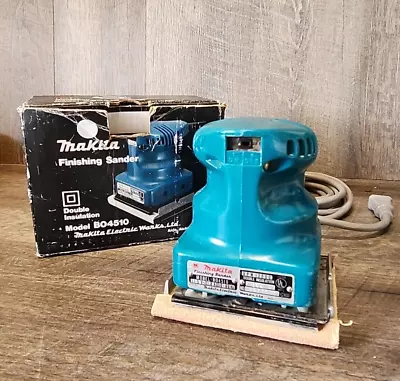 Makita Finishing Sander - Tested-Model B04510 - Corded Electric- W/box  • $19