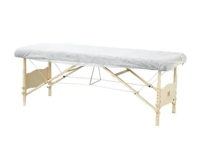 Case Of 50 Disposable Bed Cover Fitted Massage Table Sheets Waterproof • $66.49