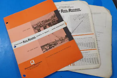 $49.95 • Buy Bantam Koehring  Crane  Rail Roader Railroad Brochure  Original 3 Piece