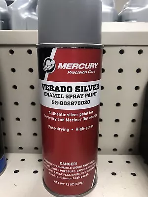 Mercury Marine Quicksilver Verado Silver Enamel Spray Paint OEM PN 92-802878020 • $26.99