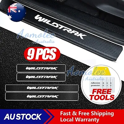 For Ford Ranger Wildtrak Car Door Sill Scuff Anti Scratch Sticker Protector • $12.95