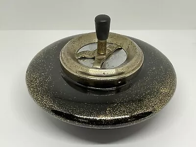 Vintage Mid Century Atomic Roulette Ashtray STUNNING 8 Inches Working • $65