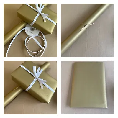 Wrapping Paper Kraft Eco Friendly Recyclable Roll Sheet 2/5/10m Gift Wrap Ribbon • £12.89