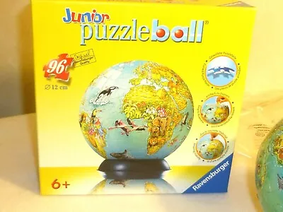 Ravensburger Junior 3D Puzzleball Stand Globe 96 Piece Complete Instructions  • $3