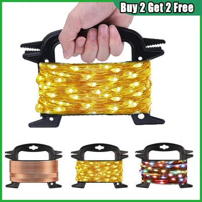 £2.91 • Buy Christmas String Light Reel Holder Cable Organiser Storage Rack Tangle Free Tidy