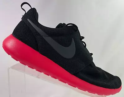 Nike Roshe One Men's Running Shoes Black Siren Red 511881-016 Men Size 13 • $54.95