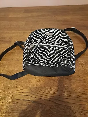 Justice Zebra Sparkle Mini Backpack • $20