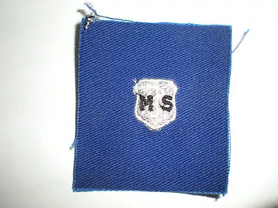 1960's Usaf Medical Services Badge -color On Blue Twill • $4