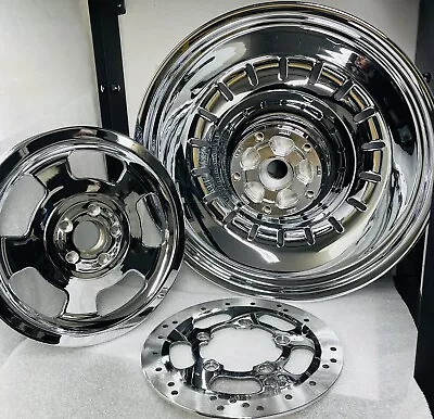 $1399 • Buy Harley Chrome REAR Wheel VROD V-ROD VRSCA Custom Design 2001 -06 ORE  (Exchange)