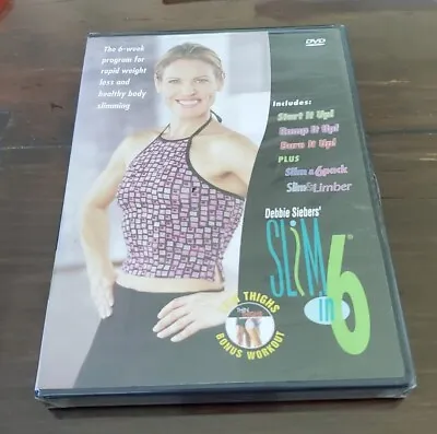 $9.99 • Buy Debbie Siebers' Slim In 6 (2 DVD Set) By Debbie Sieber, Exercise Workout Fitness