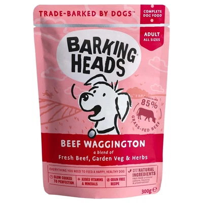 £10.99 • Buy Barking Heads Beef Waggington Dog Wet Food