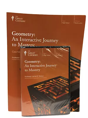 Great Courses DVD Geometry An Interactive Journey To Mastery By James S. Tanton • $74.99