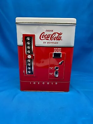 Coca-Cola Collectible Tin Can (Shaped Like Vending Machine) 1997  • £8.54