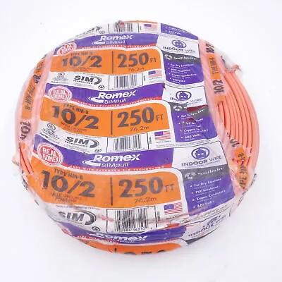 250' Southwire 10/2 Solid Romex SIMpull CU NM-B W/G Wire 28829055 • $284.99