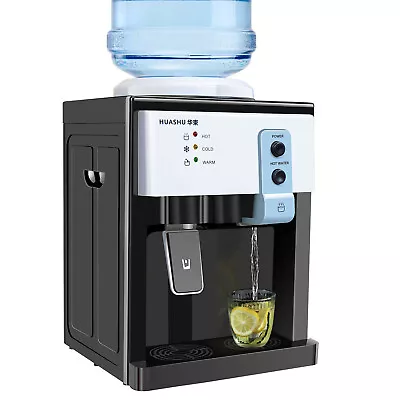 5 Gallon Top Loading Water Cooler Dispenser Countertop Hot+Cold Drinking Machine • $57