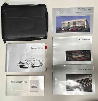 1998 Mercedes-Benz SL500/SL600 Owner’s Manual Set With Case • $179