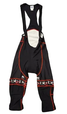 Voler Cycling Bibs Shorts Mens Medium BBC Black Red Compression Padded Shorts  • $49.99