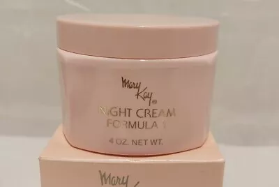 Mary Kay Formula 1 NIGHT CREAM 4 Oz New In Box Unused Rare NOS • $49.99