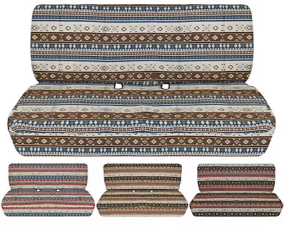 Cool Aztec Boho Design Solid Bench Seat Covers Fit 1953-1978 Ford F100 Pickup • $71.19