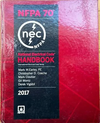 NFPA 70 National Electrical Code Handbook 2017 Edition Hardcover NEC USA Stock • $129.99