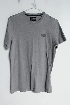 Barbour Mens Logo Tshirt - Grey - Size XS Extra Small  (y-y3) • £6.99