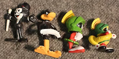 Vintage Marvin The Martian Daffy & Felix Looney Tunes PVC Mini Figures 1994 • $22