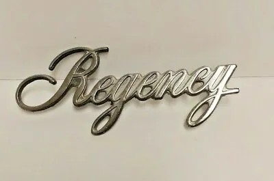 £15.97 • Buy Oldsmobile Regency Vintage Silver Ornament Emblem Script Part 962115