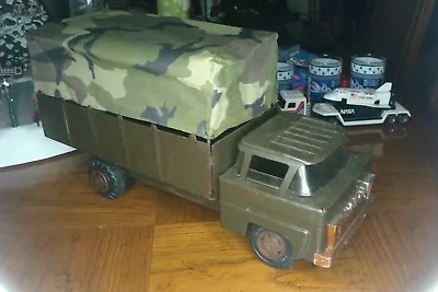 Marx Lumar US Army Truck Very Good Condition Very Old Custom Canopy • $150