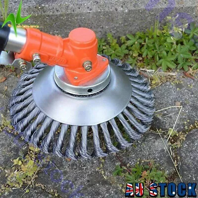 8  Weed Brush Steel Wire Trimmer Wheel Garden LawnMower Grass Wire Cutter Head • $12.03