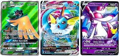 $13.99 • Buy VMAX V & FULL ART Pokemon Cards! Perfect Gift For Collector! 3x Ultra Rare Cards