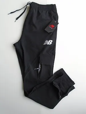 NEW BALANCE All Motion Lightweight JOGGERS Mens Running Pants Black Size S • $21.99