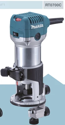£45 • Buy Makita RT0700CX4 1/4” 110v Router Laminate Trimmer - Hardly Used