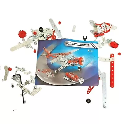 Meccano Multimodels 3 2014 Incomplete. No Box. Instructions Included Metal Toys. • £6.99