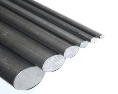 Mild Steel Black Round Solid Bar 7 Sizes • £4.30