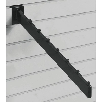 $21.13 • Buy Black 7-Cube Slatwall Waterfall Hooks
