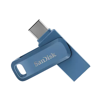 SanDisk 64GB Ultra Drive Dual Go USB Type-C Flash Drive Blue- SDDDC3-064G-G46NB • $13.99