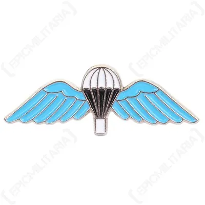 £5.75 • Buy WW2 British Army Enamel Paratrooper Parachute Wings Pin Badge - Reproduction