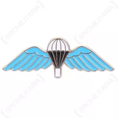 £5.75 • Buy WW2 British Army Enamel Paratrooper Parachute Wings Pin Badge - Reproduction