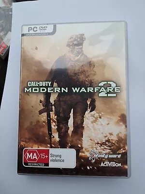 Pc Dvd-rom Game Call Of Duty Modern Warfare 2 O/s Windows Xp Vista • £6.99