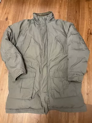 VTG Cabela's Premier Northern Goose Down Parka Coat Heavy Jacket XL T Gray/green • $39.95