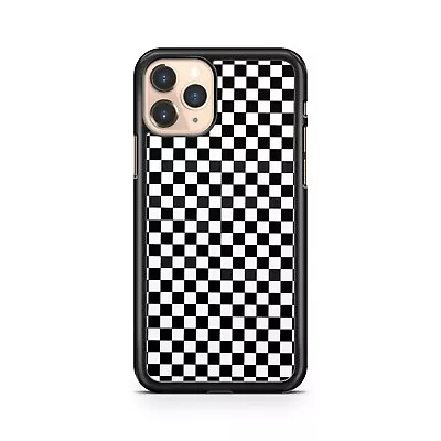 $19.12 • Buy White Black Checkered Squares Pattern Check Phone Case Cover