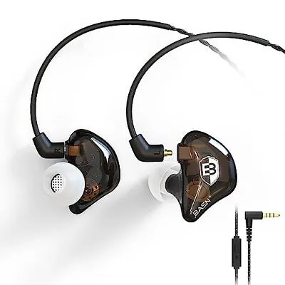 Bsinger PRO In-Ear Monitors Hybrid Dynamic Dual Drivers Two Detachable MMCX C... • $55