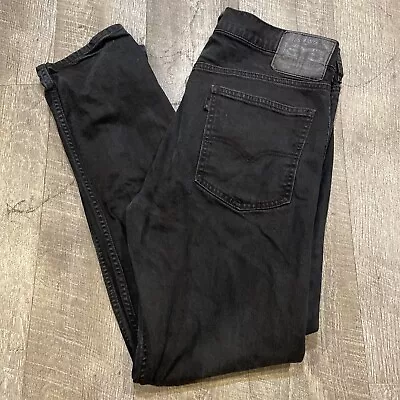 Men's Levi's 508 Black Straight Leg Jeans Size 34x32 Black Tab • $10